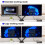 KVM  2 Monitors 2 Computers, -Compatible KVM, USB 3.0  for 2 PC Share 2 Screens, Support Extended Mode 3