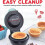 Waffles Bowl Maker Breakfast Machine Egg Tart Ice Cream & Egg Roll Maker for Home Kitchen Waffles Maker EU Plug 6