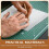 Aluminum Crafts Kits, 25 Sheets Foil Sheets, Decorative Metal Sheet Embossing Tools, Silver Shimmer Crafting Accessory 1