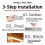 30CM Magnetic Motion Sensor LED Light,  Rechargeable Human Body Sensor, Cordless Dimmable Under Cabinet Light 5