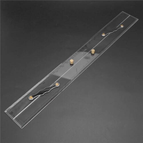 2X Marine Ruler Parallel Ruler Nautical Charts Parallel Ruler Mapping Points to Pull Parallel Ruler 600MM 1