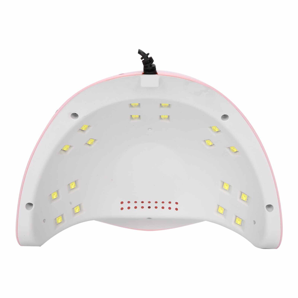 Light Led Uv Nail Gel Polish Dryer 54W Curing With Timer For Manicure