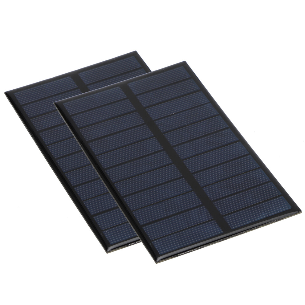 2Pcs 1.6W Mini Polysilicon Solar Panel 15X8.5cm For Diy Charger 7891392243501