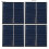 4Pcs Solar Panel Kit 0.8W 5V for DIY Home & Garden Projects 3