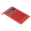 Ultra Thin 10-Digit Solar Calculator with LCD Display – Red 1
