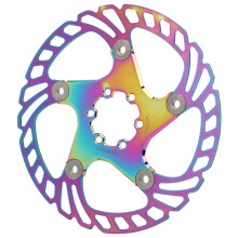 180MM Fahrrad-Scheibenbremsscheibe aus Alloy-Metall mit Farbfolie, 6 Bolzen