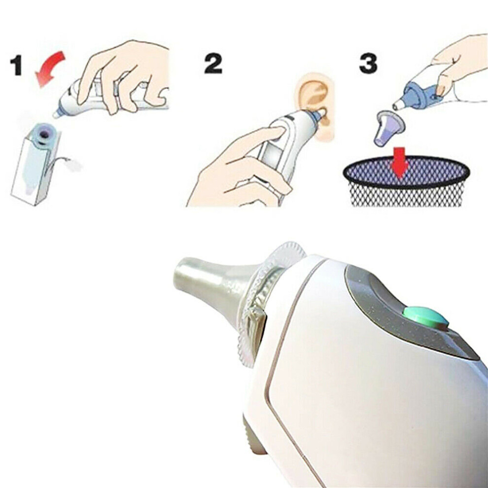 20PCS PP Ear Thermometer Probe Covers for Braun Thermoscan 3020-6520
