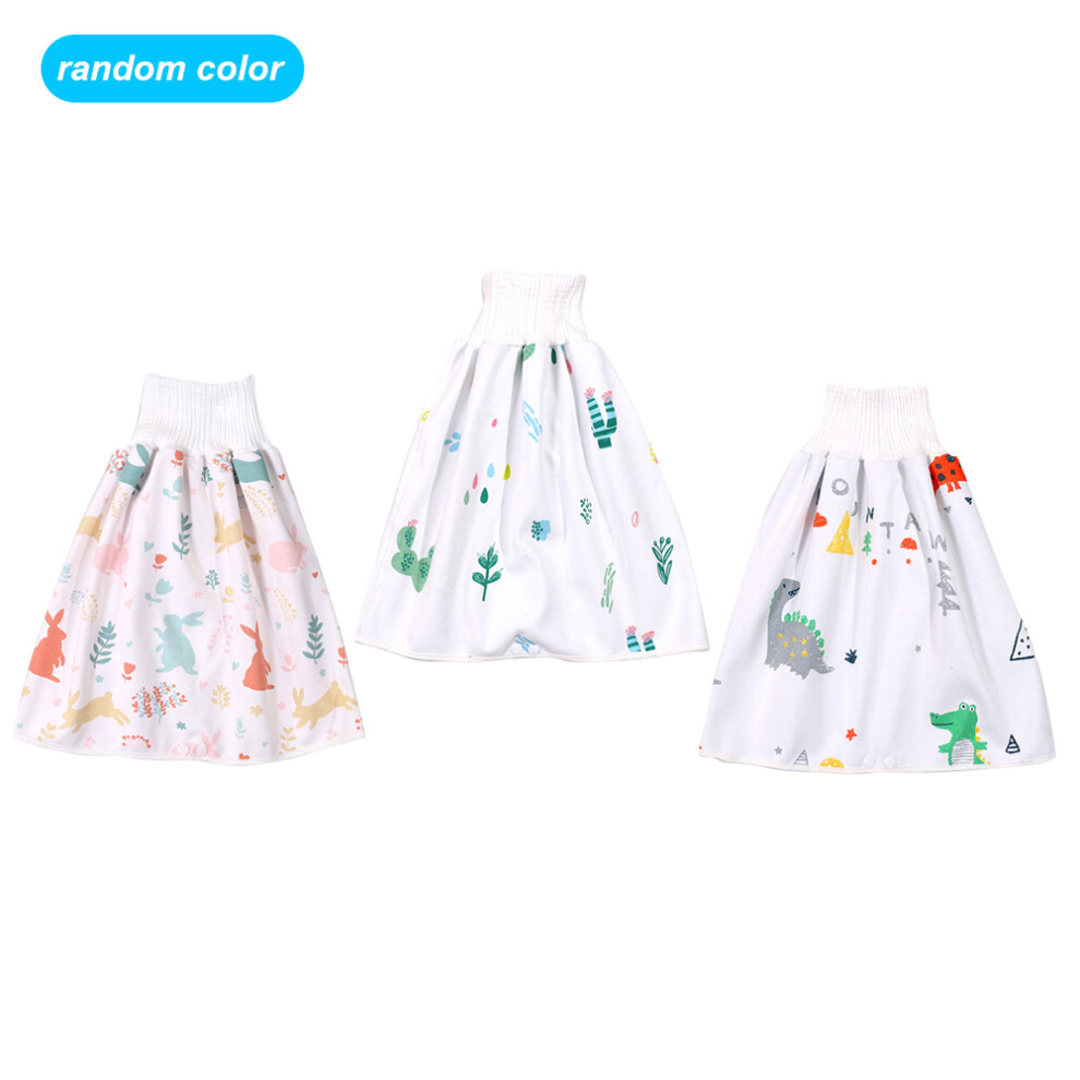Baby Reusable Diapers 2pcs Soft Cotton 3-Layer Cloth Diaper for Sensitive Skins