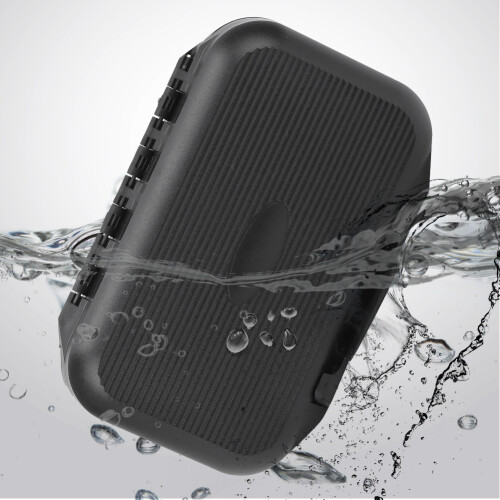 Black Waterproof Double Layer Fly Lure Box 14.5x9x4cm 2