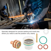 TIG Welding Torch Kit TFM53NCN with WP9 WP201 6mm Glass Cup for Durable Welding