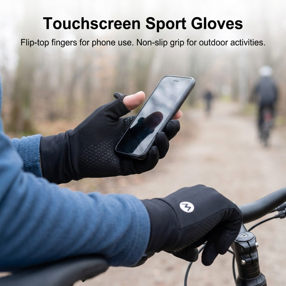 (Black) Uv Fingerless Gloves For Driving & Cycling Black 6443564697851