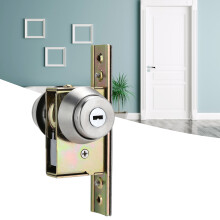 Premium Aluminum Alloy Security Door Lock Thick Anti-Theft Bolt Keys Included