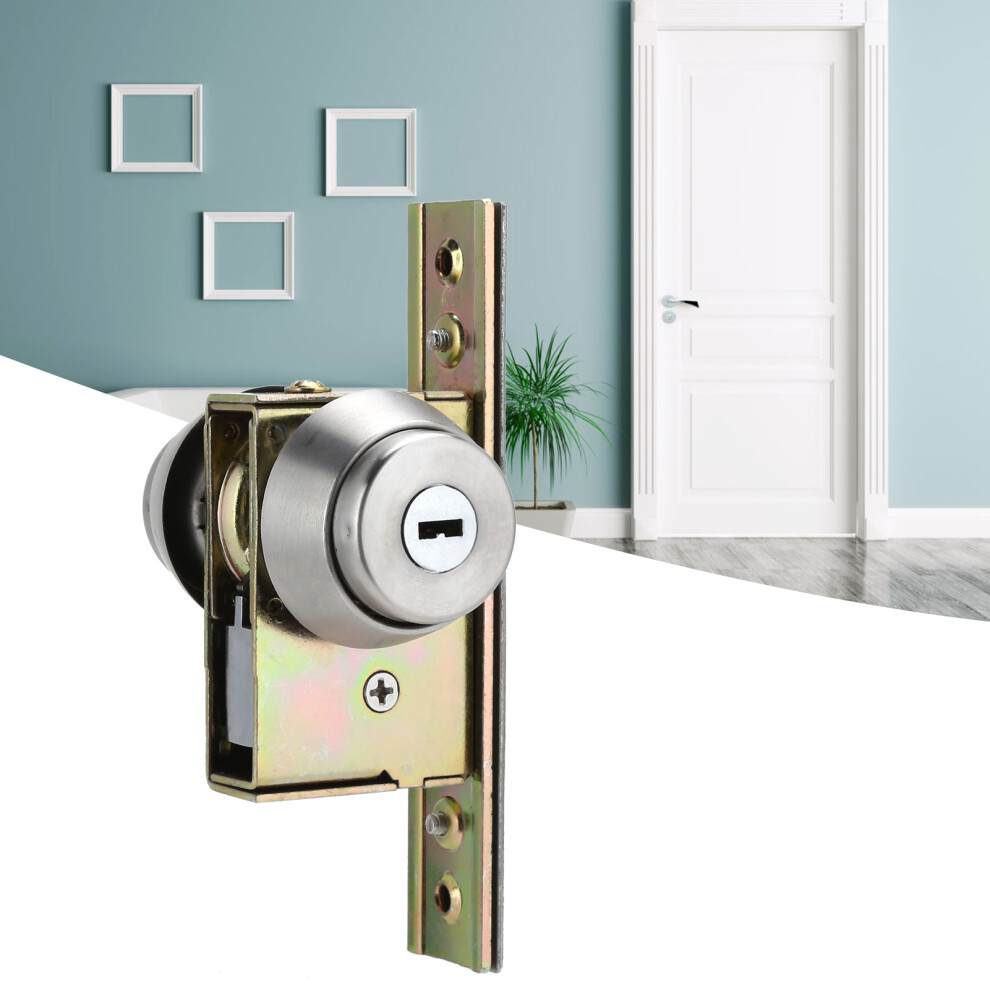 Premium Aluminum Alloy Security Door Lock Thick Anti-Theft Bolt Keys Included 4961392245782