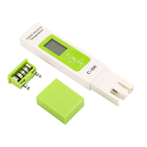 C-100 5-in-1 Water Quality Tester, TDS/Salinity/EC, Backlight 2