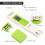 C-100 5-in-1 Water Quality Tester, TDS/Salinity/EC, Backlight 8