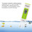 C-100 5-in-1 Water Quality Tester, TDS/Salinity/EC, Backlight 10
