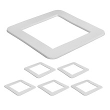 6Pcs Silicone Electrical Outlet Covers White for Home Switch Plates