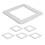 6Pcs Silicone Electrical Outlet Covers White for Home Switch Plates 1