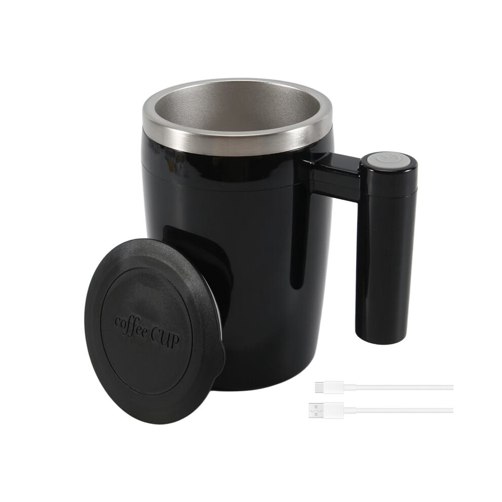 Typecat Automatic Magnetic Stirring Coffee Mug, Self-Stirring Coffee Mug With Temperature Battery Lcd, Rechargeable Coffee Mug A