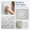 6Pcs Silicone Electrical Outlet Covers White for Home Switch Plates 3