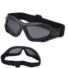 Stossfeste Sicherheits-Mesh-Brillengläser für Schießen & Outdoor-Fahren, Schwarz