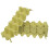 30Pcs Pulp Fiber Egg Flats Yellow Stackable Carton Egg Storage Tray 1