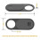 Capa Protetora para Câmera de Webcam Capa Protetora de Privacidade Adequada para Telefones Celulares, Tablets, Laptops, 10 Pacotes Pretos 8