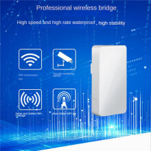 6x Router WIFI per Esterni Bridge Wireless 2.4G Ripetitore Wi-Fi 300 Mbps Amplificatore di Segnale Wi-Fi da Punto un Punto Portata 1 Spina Europea