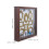1Set Light Brown Museum Silhouette Shadow Box Frame DIY Photo Display 2