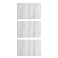 Wardrobe Cupboard Self-Adhesive Screw Covers Caps Stickers 162 in 1 White