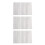 Wardrobe Cupboard Self-Adhesive Screw Covers Caps Stickers 162 in 1 White 1