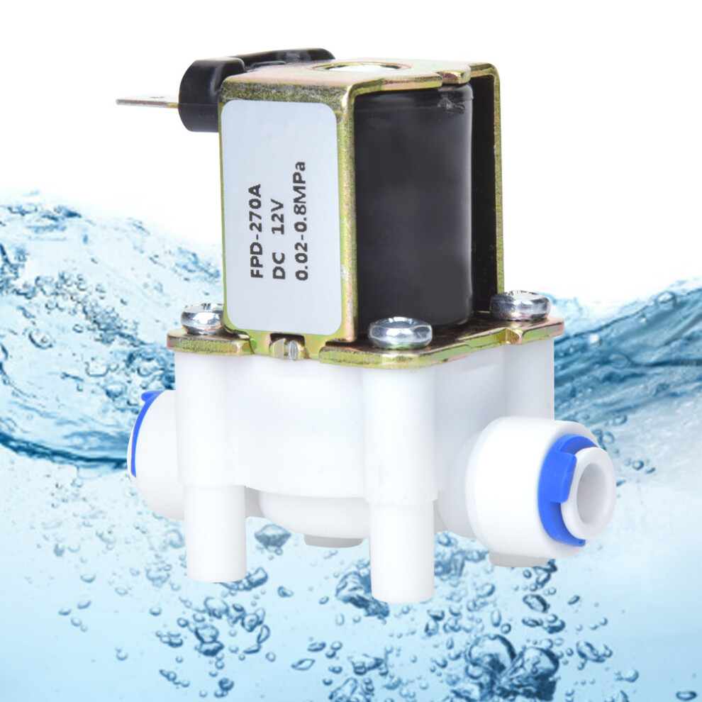 G1/4In Electric Solenoid Valve Â Water, 12V, 0.02-0.8Mpa 9351392247025