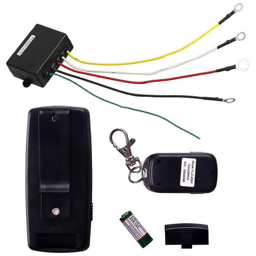 2X 12V 12Volt 50Ft Winch Wireless Remote Control Set for Truck  ATV Warn Ramsey 1