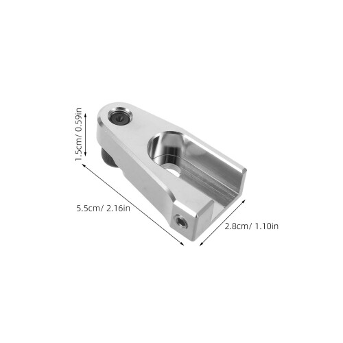 Levier Changement Aluminium Alliage Argenté Robuste 1