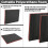 2PCS Customizable EPE Foam Sheets for Toolbox Organization, Shock-Absorbing Protection 400x300x25mm 3