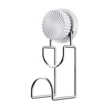 (White) Wall Mount Suction Cup Basin Holder - No Drill Storage