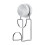 (White) Wall Mount Suction Cup Basin Holder - No Drill Storage 1