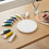 2Pcs Round Stretched Canvas Panels White Cotton Board for Artists 3
