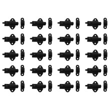 20X Aluminiumlegierungs-Sicherheits-Automatischer Fenster-Tor-Verschluss-FrüHlings-Schlag-Tür-Bolzen-Verschluss, Schwarzes