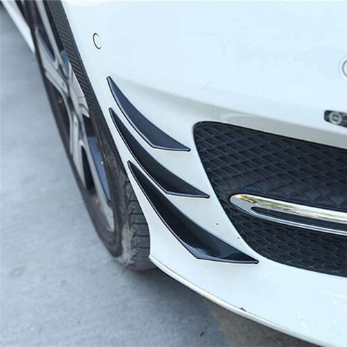 Universal Pvc Car Front Bumper Lip Protector Rear Diffuser Auto Spoiler Splitter Wing Protection Guard 12PCS 1