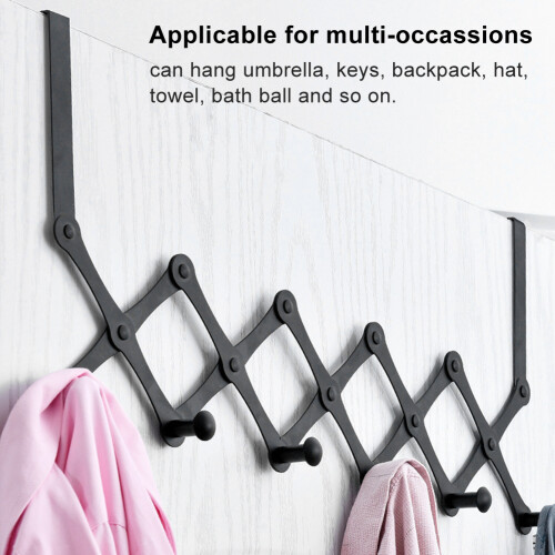 6 Hook Stainless Steel Door Hanging Rack 1