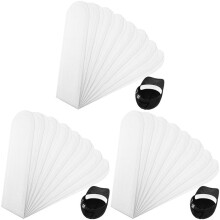 90Pcs/Set Hat Liner Cap Protection Insert Headband Sweatband Disposable Hat Liner Moisture Absorbing Sweat Pads