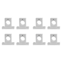 8 Pcs Linear Motion Rail Clamping Rod Rail Guide Support Shaft Bracket Coupling Mount SK16 16mm