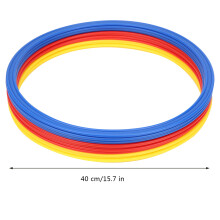 Portable 40cm Football Speed Training Rings