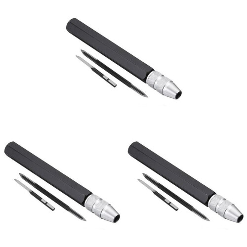 3Set SC1300+BD5010+ BT8001 Adjustable Triangular Burr Scrapers Deburring Trimming Tool Trimming Blade