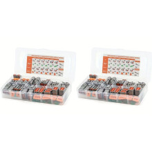 376pcs Deutsch DT Series Connector Assortment, Size 16 Stamped Contacts, Waterproof Automotive Electrical Connectors