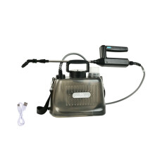 Easy Carry Shoulder Mount Sprayer Having-5L gray transparent