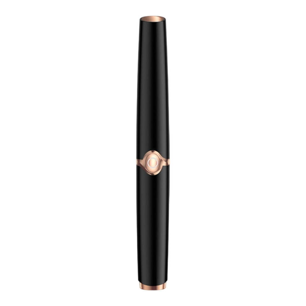 Black Compact Heated Eyelash Curler Travel Friendly Lash Curler