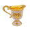 Sophisticated Hammered Metal Wine Goblet Showcasing-White 1 1