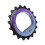 Durability Aluminum Rear Derailleurs Guide Wheel with Deep Tooth 1